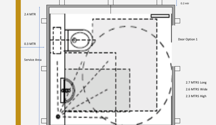 Sketch of Mini WashPod