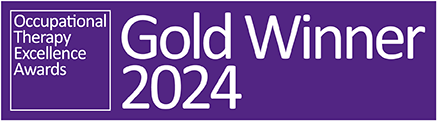 Logo for Gold Winners of the Occupational Therapy Excellence Awards
