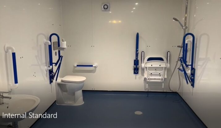Photo of the inside of an Internal Standard WashPod
