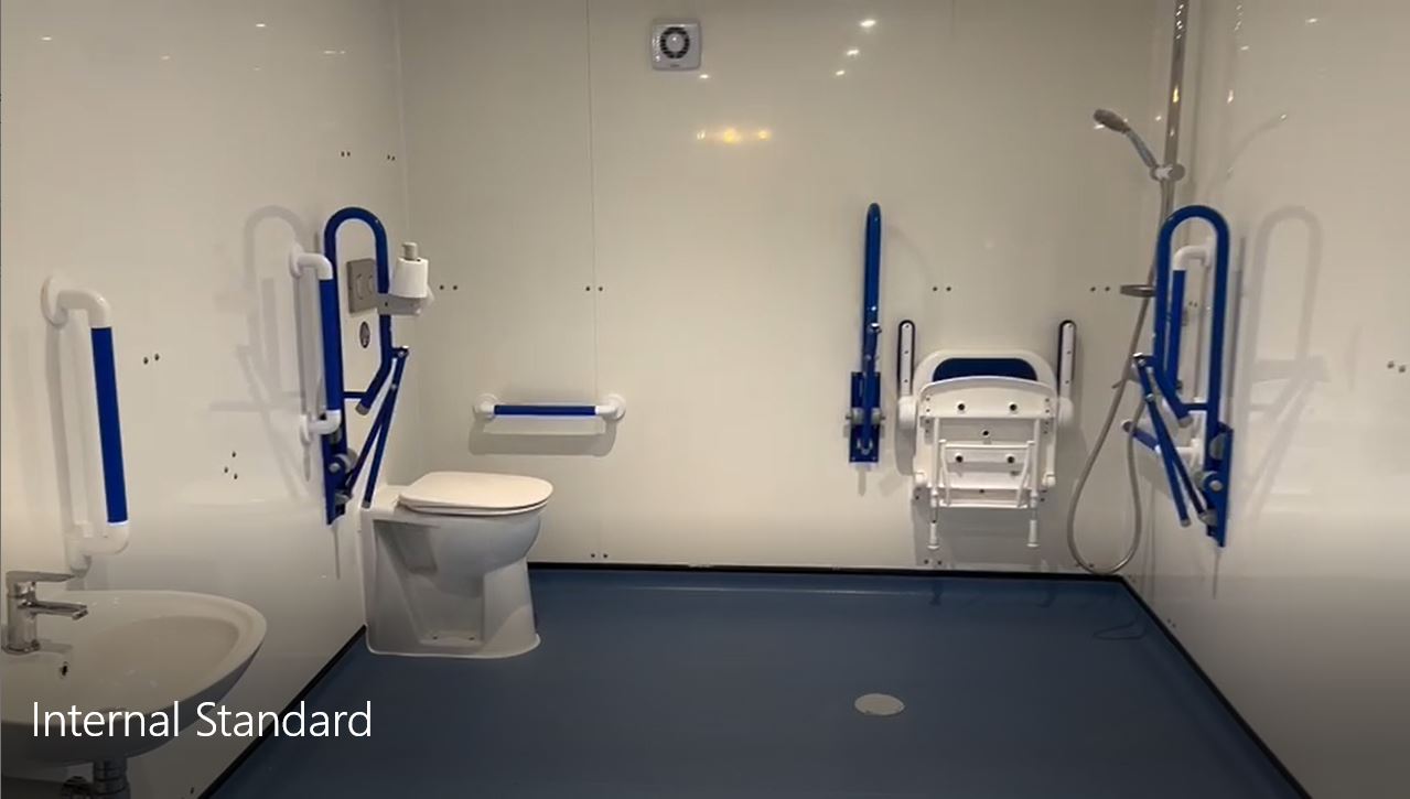 Photo of the inside of an Internal Standard WashPod